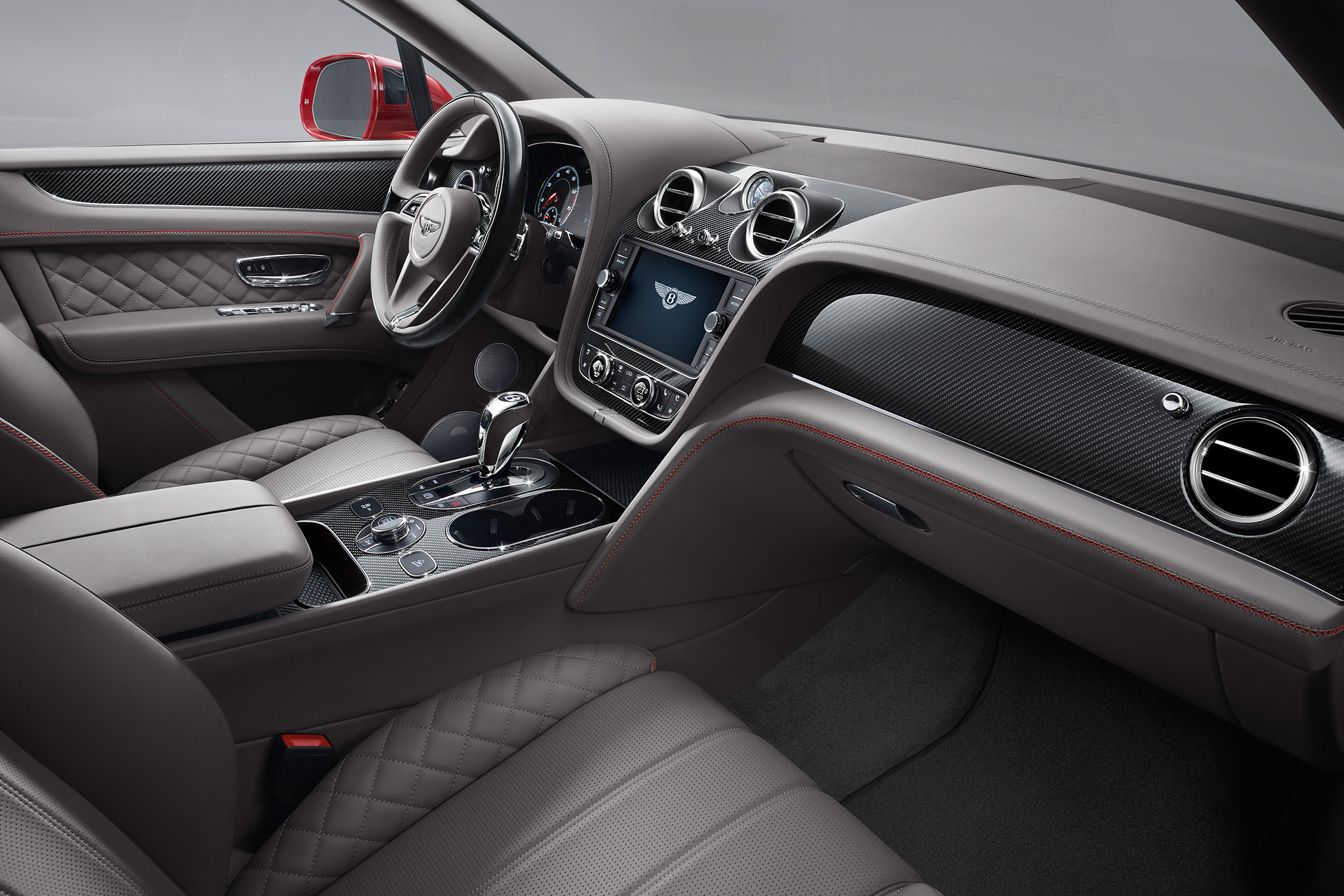 Bentayga V8 interior @PeakLife