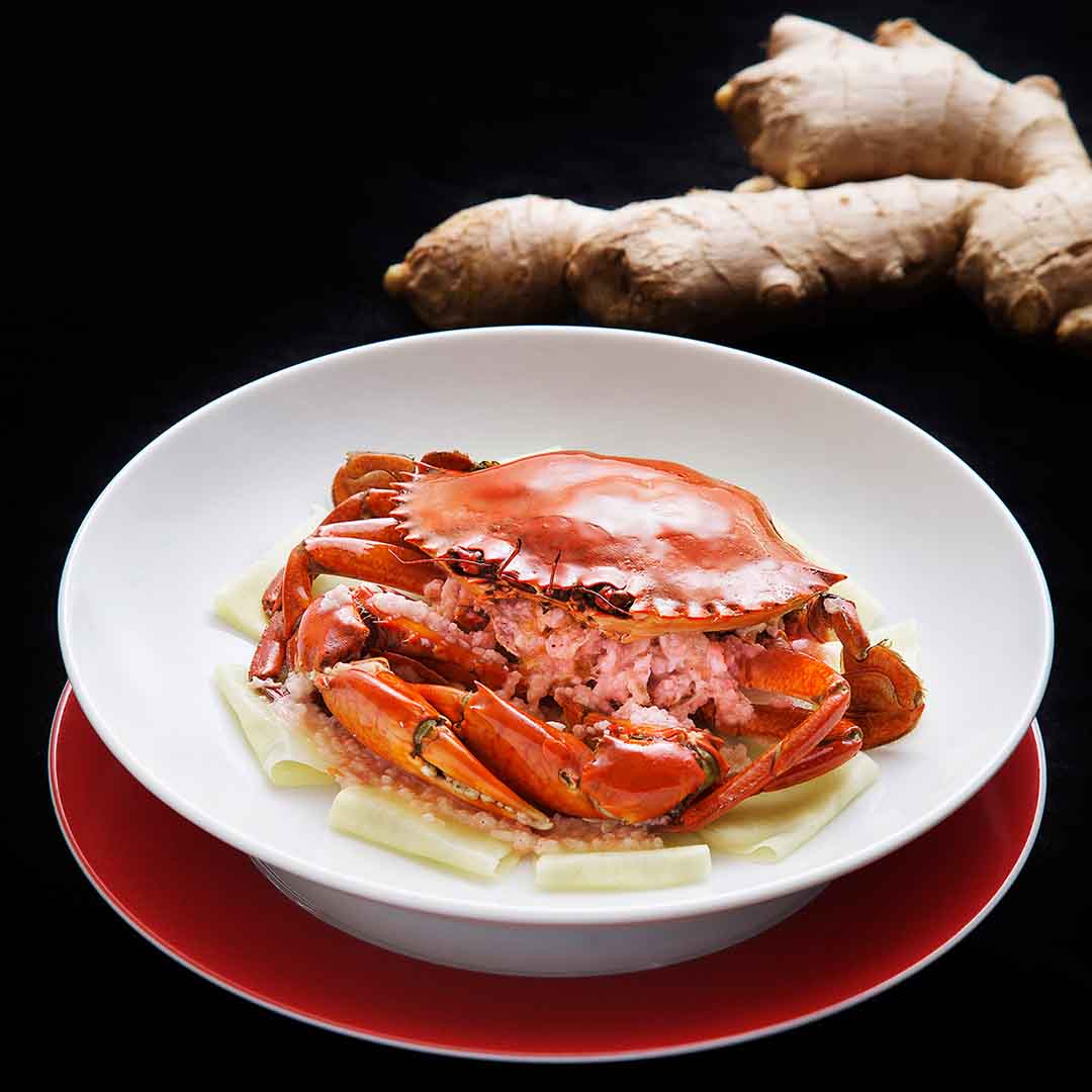 2_Steamed mud crab with ginger and rice wine