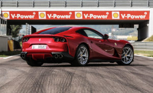 Ferrai 812 superfast on track