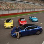 Porsche sports cars put to the test at Buddh International Circuit