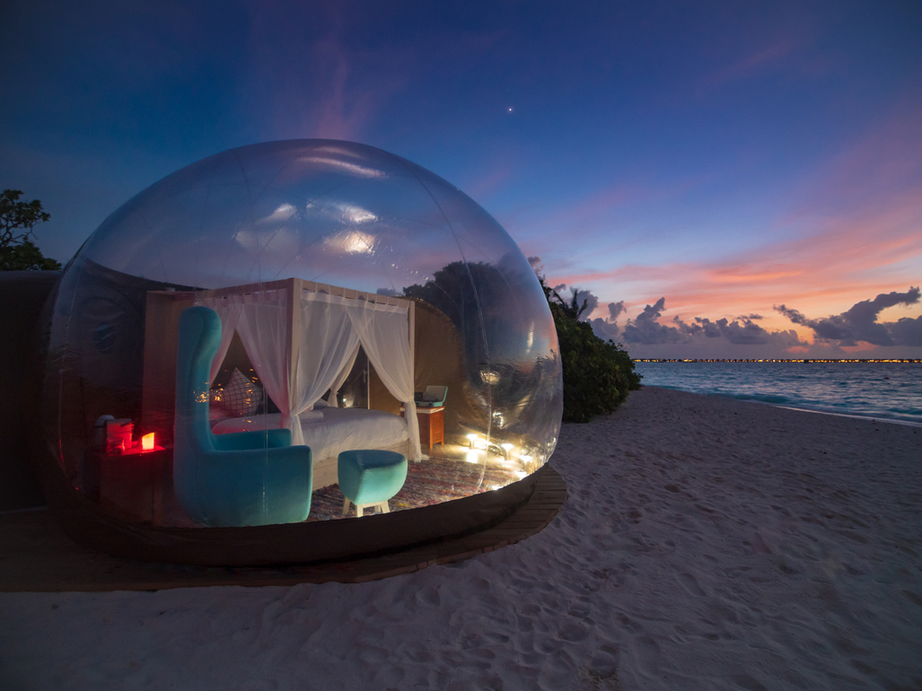 Finolhu, Maldives launches Beach Bubble Tent 2