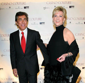 Steve and Elaine Wynn arrive at the evening of high stakes and high fashion to benefit the princess Grace Foundation at Sotheby's in New York (NY)