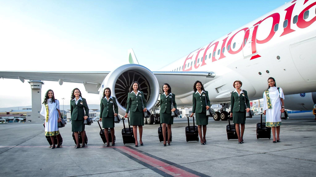 All Women Crew of Ethiopian Airlines