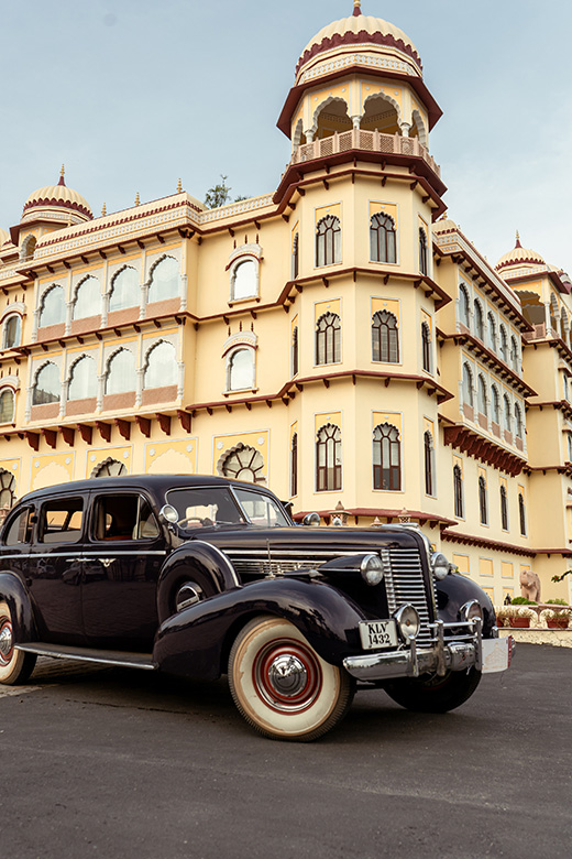 Vintage Car Rally Shines at India's Heritage Palace Hotel Noormahal-Image 5