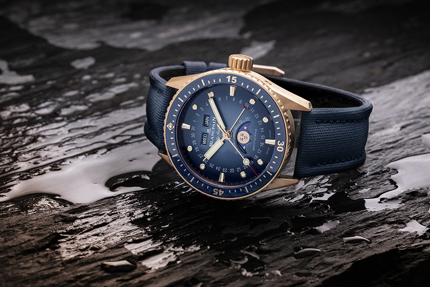 Blancpain's Fifty Fathoms Glitters in Gold-Cover Image